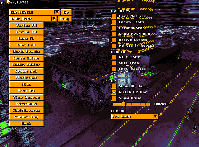 Game Debug Menu